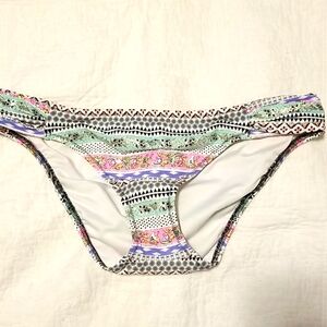 Victoria's Secret Multicolor Patterned Bikini Bottom